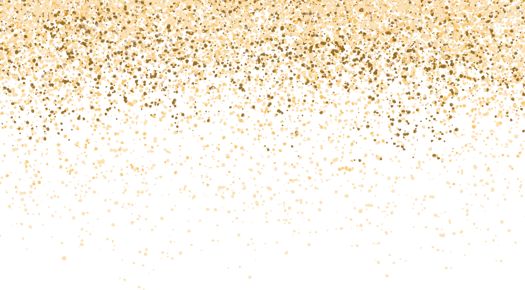 Gold Glitter Frame Holiday Bokeh Background